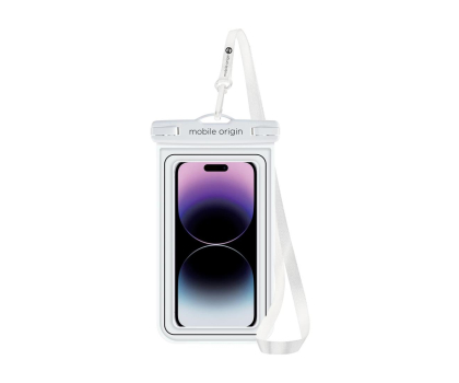 Etui / obudowa na smartfona Mobile Origin Waterproof floating case 6,8" white/black